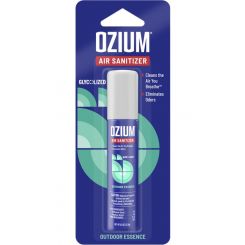 Ozium Air Sanitizer Freshener Outdoor Essence Scent 0.8oz 22.6g