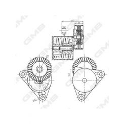 GMB Premium VRibbed Belt Tensioner