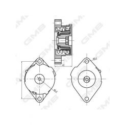 GMB Premium Accessory Drive Belt Tensioner