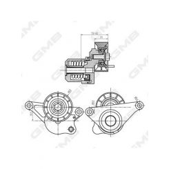 GMB Premium VRibbed Belt Tensioner