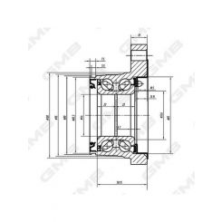 GMB Premium Wheel Hub Assembly