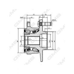 GMB Premium Wheel Hub Assembly