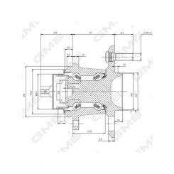 GMB Premium Wheel Hub Assembly