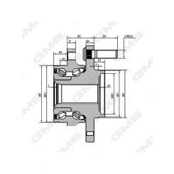 GMB Premium Wheel Hub Assembly