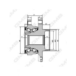 GMB Premium Wheel Hub Assembly