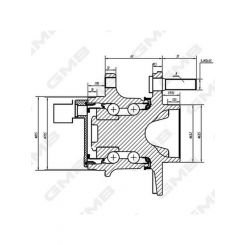 GMB Premium Wheel Hub Assy Kit Complete