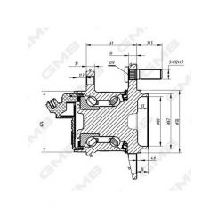 GMB Premium Wheel Hub Assembly