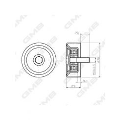 GMB Premium Idler Pulley