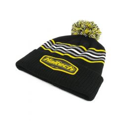 Haltech Stripe Beanie with Pom Pom One Size Fits All