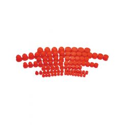 Aeroflow Plastic Dust Caps & Plugs 96 Pieces Assorted -3AN to -20AN