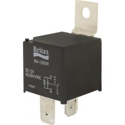 Britax Relay Hd Mini 12V 80A 4 Pin N/O Contacts Spst 9.5mm