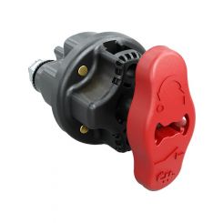 Cole Hersee 12/24V 300A Red Battery Master Sw w/ Lockout Tag & Aux