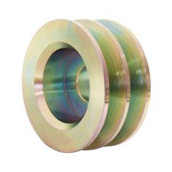 JAS Pulley Twin 13A 22mm Shaft 85mm Diam.