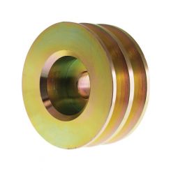 JAS Pulley Twin 13A 17mm Shaft