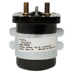 JAS 24V 200A Cont Duty Solenoid 600A Surge Silver Contacts