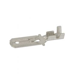 JAS Male Qk Tab 2 Pack 100 6.35mm Cable 0.8-1.5mm