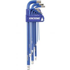 Kincrome Ball Point Hex Key Set Long Series 9 Piece