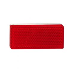 Autolamps LED Pack 50 Red Reflectors 70 x 30 x 6mm 3M Tape Retail Box