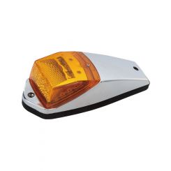 LV LED Cab Marker Lamp 12/24V Amber Lens