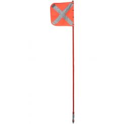 LV Mining Whip Full LED 1.2M Long Threaded Mount Reflective