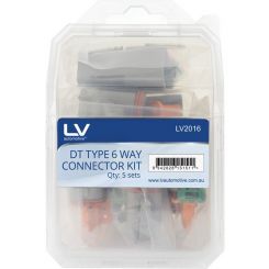 LV DT Type 6 Way Connector Kit 6 Circuit 5 Set Display Pack