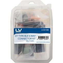 LV DT Type 6 Way Connector Kit 6 Circuit 5 Set Display Pack