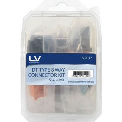 LV DT Type 8 Way Connector Kit 8 Circuit 3 Set Display Pack
