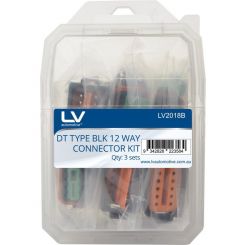 LV DT Type 12 Way Connector Kit 12 Circuit 3 Set Display Pack