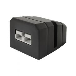 LV 50A Surf Mount Power Connector Grey Plug And Black Panel