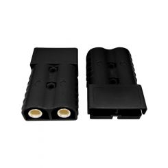 LV 50A Black Power Connector Pair Cable Size 6 B&S 16mm2