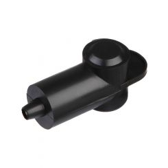 LV 12mm Insulator Blk 5Pcs Length 25mm, Ring Od 12mm
