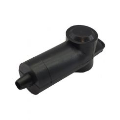 LV 12mm Ext Insulator Blk 5Pcs Length 32mm, Ring Od 12mm