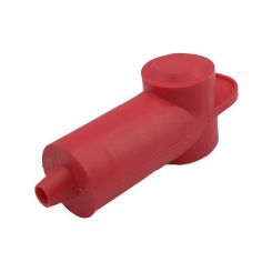LV 12mm Ext Insulator Red 5Pcs Length 32mm, Ring Od 12mm
