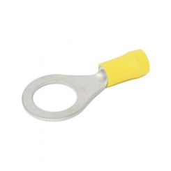 LV 13mm Ring Terminal 8 Pack Yellow Vinyl Insulated Suits:
