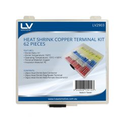 LV Heat Shrink Terminal Kit 62Pcs Shrink Ratio 3:1