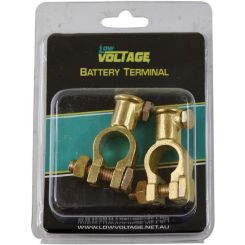 LV Battery Term End Entry Pack 2 Fits Pos Or Neg Batt Posts