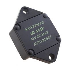 LV 60A/42Vdc Circuit Breaker Panel Mnt Auto Reset Ip67