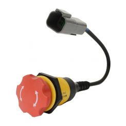 LV Emergency Stop Switch 2 x N/C Contacts Push Button Latching