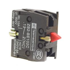 LV Emergency Stop N/O Contact [Each] Zb2-Be102C Red