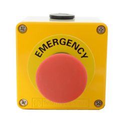 LV Emergency Stop Switch No+Nc Contacts Spring Return Metal
