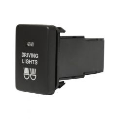 LV Toyota Driving Light Switch 28X17mm Hole Size Green Led