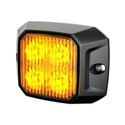 LV 12W LED Amber Warning Light 10-30V 4 High Intensity Leds