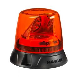 Narva Optimax LED Rotator Beacon 10-33V Fixed Mount Amber Sae