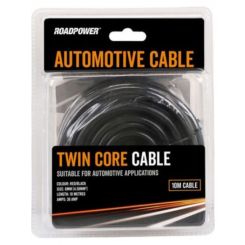 Roadpower Twin Sheath Cable 6mm Red/Black 10M 38A