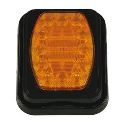 Roadvision LED Indicator Lamp 10-30V Amber Lens 20 Led 106 x 134mm