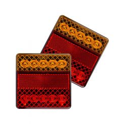 Roadvision LED Rear Combination Lamp Kit 12V Stop/Tail/Ind/Ref Surface