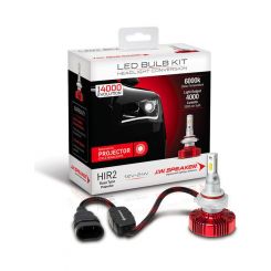 JW LED Hir2 Headlight Kit 12/24V 6000K