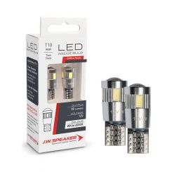 JW LED W5W / T10 Canbus Wedge Kit 12V 6000K 98Lm Pack 2