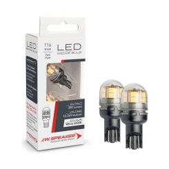 JW LED W16W / T16 Wedge 12V 6200K 350Lm Pack 2