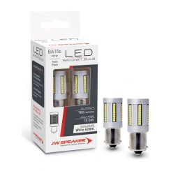 JW LED P21W Ba15S Bayonet 12V 6000K 360Lm Pack 2